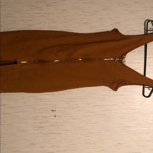 Mustard Yellow body con dress